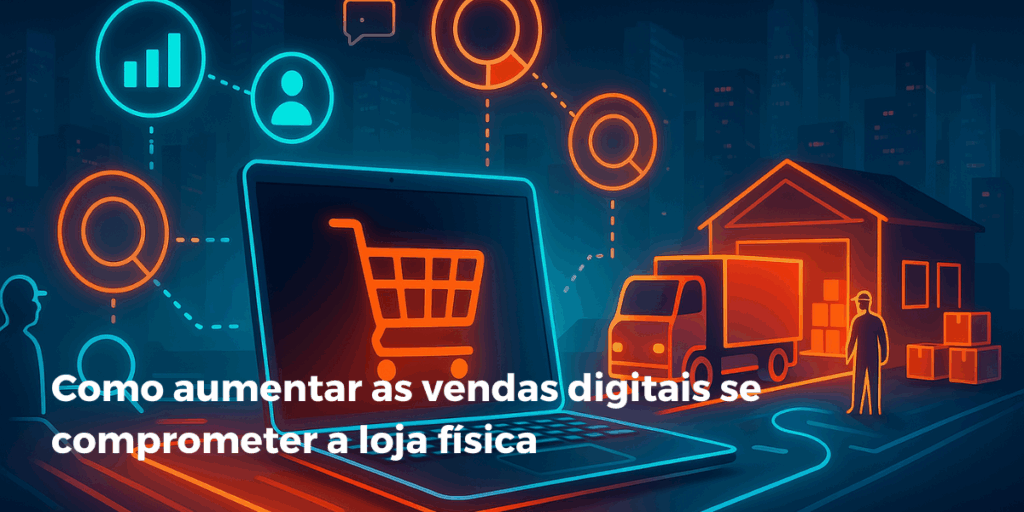 Como aumentar as vendas digitais sem comprometer a loja física e a logística.